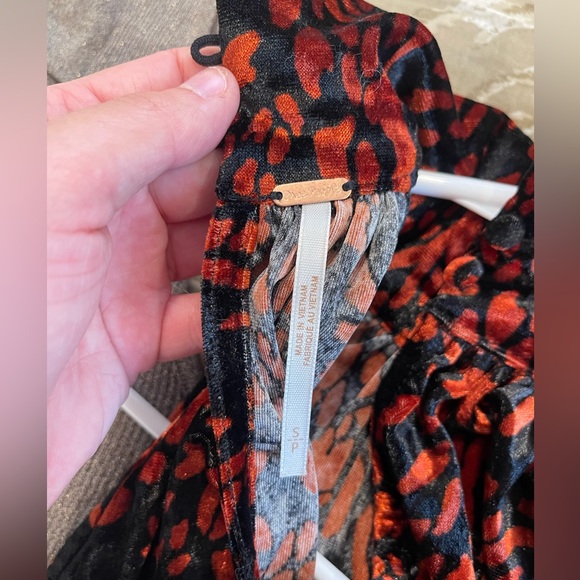 Free People Take a Break Velvet Halter Top - Picture 4 of 6